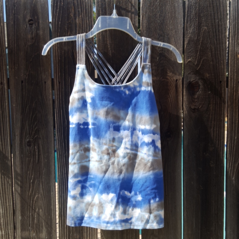 Crossback athletic tank
